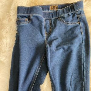 Justice Mid Rise Leggings Jean